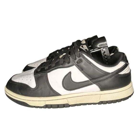 Nike Other - Mens Nike Dunk Low Retro DD1391-100 Leather Athletic Sneaker Shoes Size 8 Black